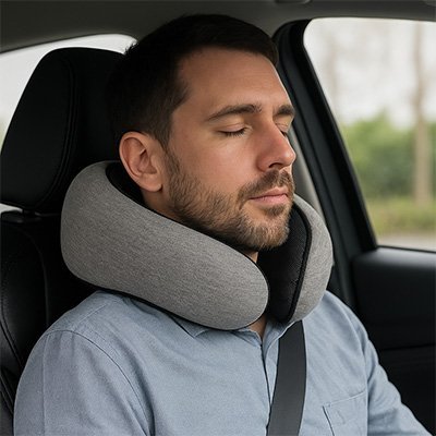 Oreiller de voyage | Ergonomique - My vroum vroum